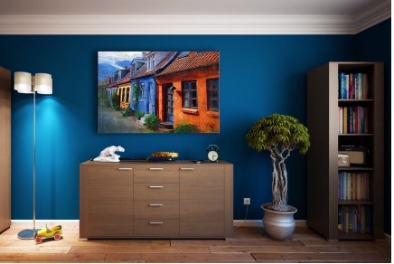 10 Try Bold Color for Wall